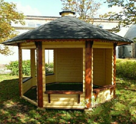 Kiosque Grill  9.9m2  Octogonal Kit
