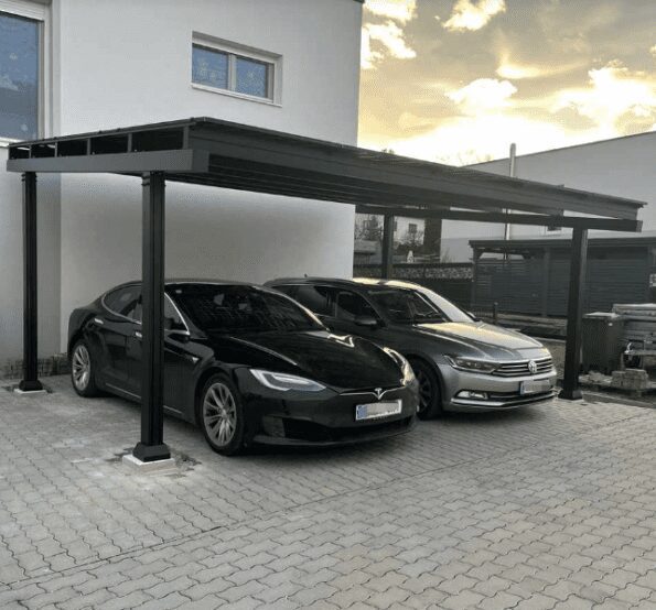 Carport solaire 2 voitures