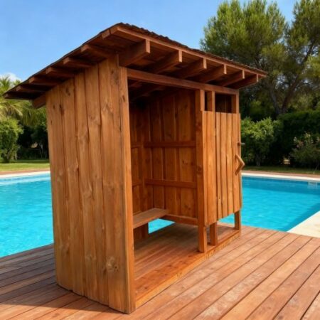 Cabine de plage- 2 espaces