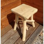 Tabouret pin massif 29 x 29cm