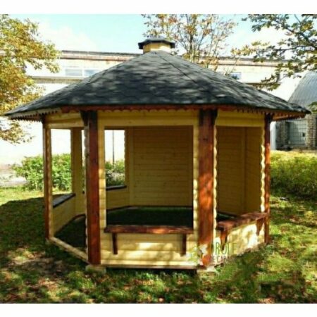 Abri Kiosque 9.9m2 - Octogonal- Kit