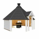 Abri Nordique Grill 15m² ouvert épicéa
