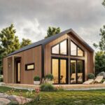 Maison en Bois 50m2-mezzanine