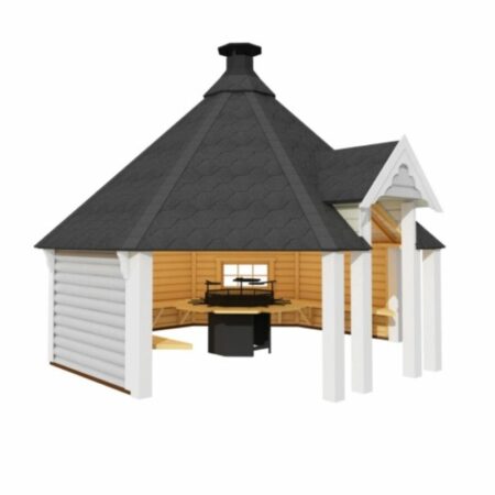 Abri Nordique Grill 15m² ouvert épicéa