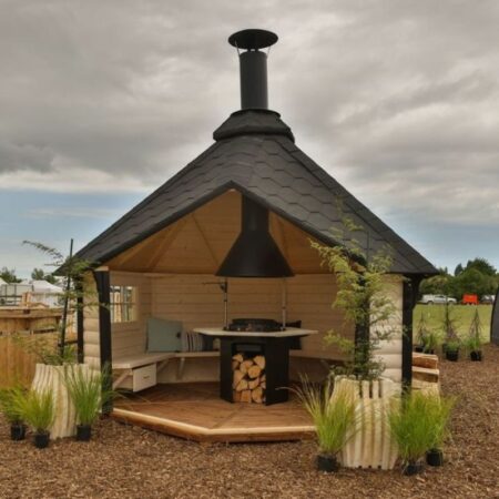 Abri Nordique Grill 9m² semi-fermé