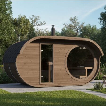 Sauna Oval 240 Monté